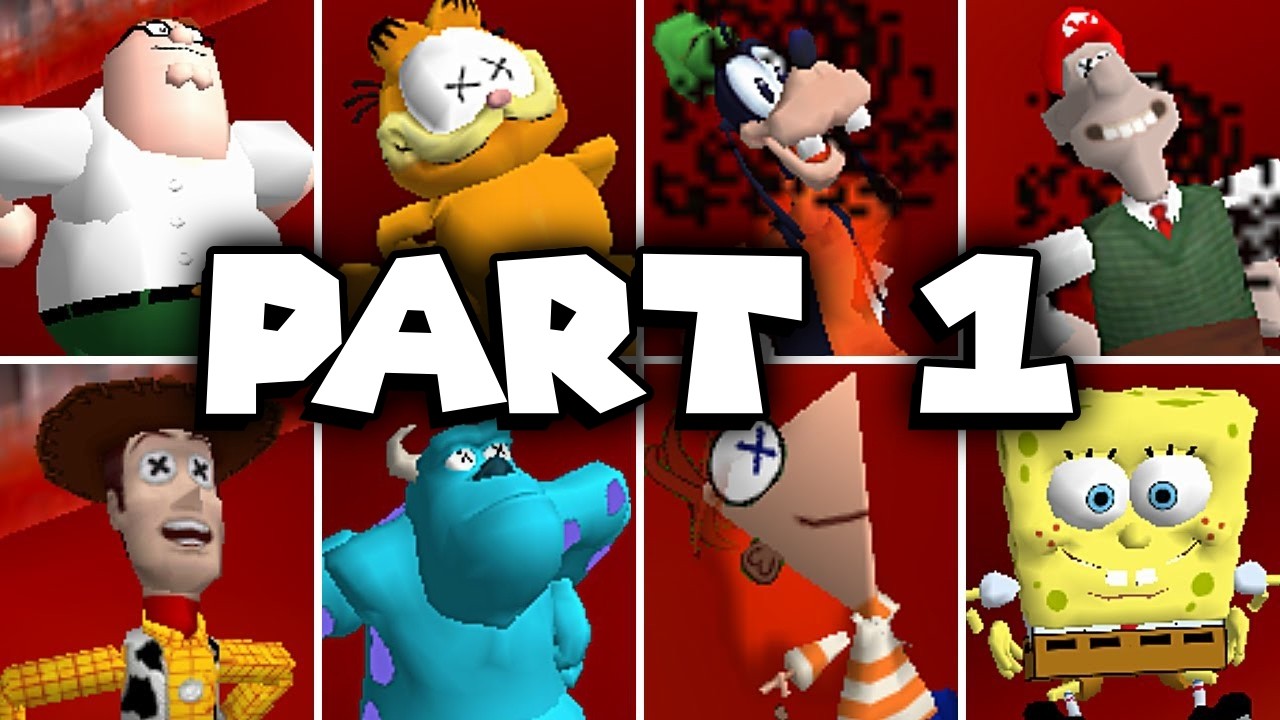 Famous Characters Burning In Lava - Super Mario 64 PC Port