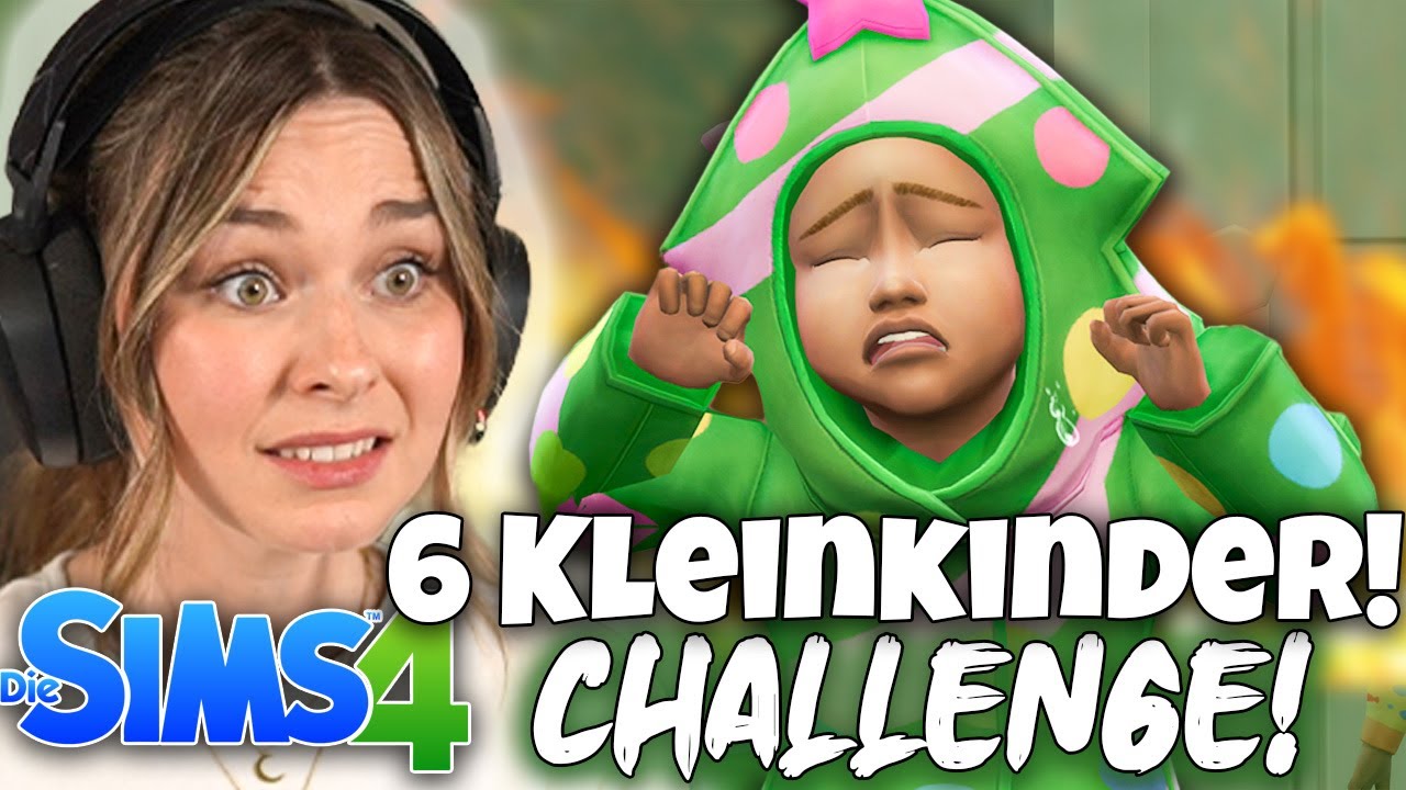 DAS passiert, wenn man 6 KLEINKINDER gleichzeitig hat 🔥- Die Sims 4 Kleinkinder Challenge