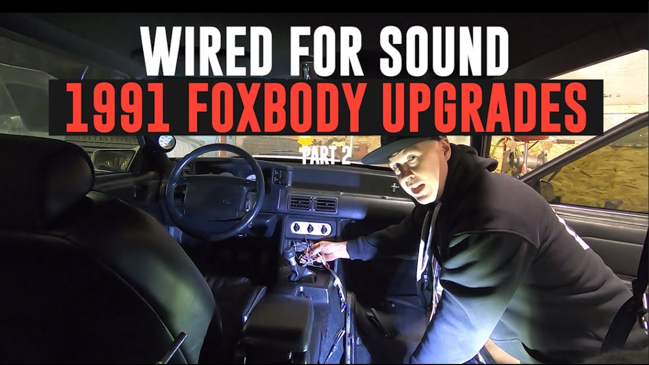 1991 Mustang Is Wired for Sound with an Old School Sound System! Transformation Part 2 - TIPS04E34