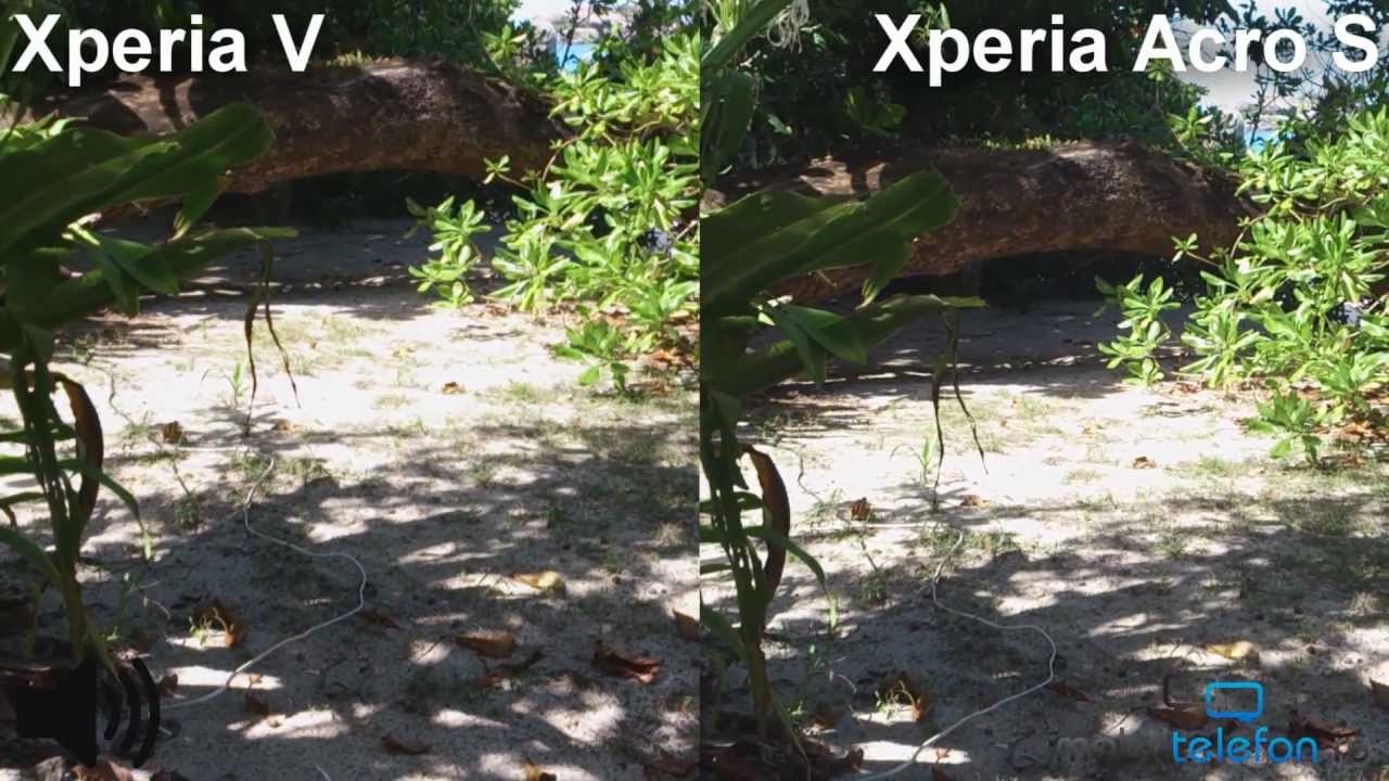 Камера Sony Xperia V vs Xperia Acro S: сравнение без стабилизации