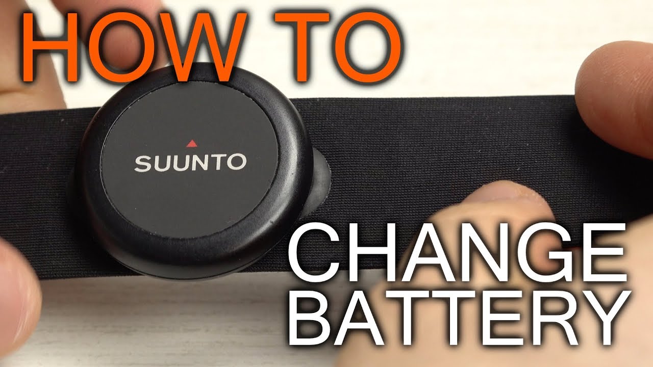 How to Replace Battery in Suunto Smart Sensor HR Belt