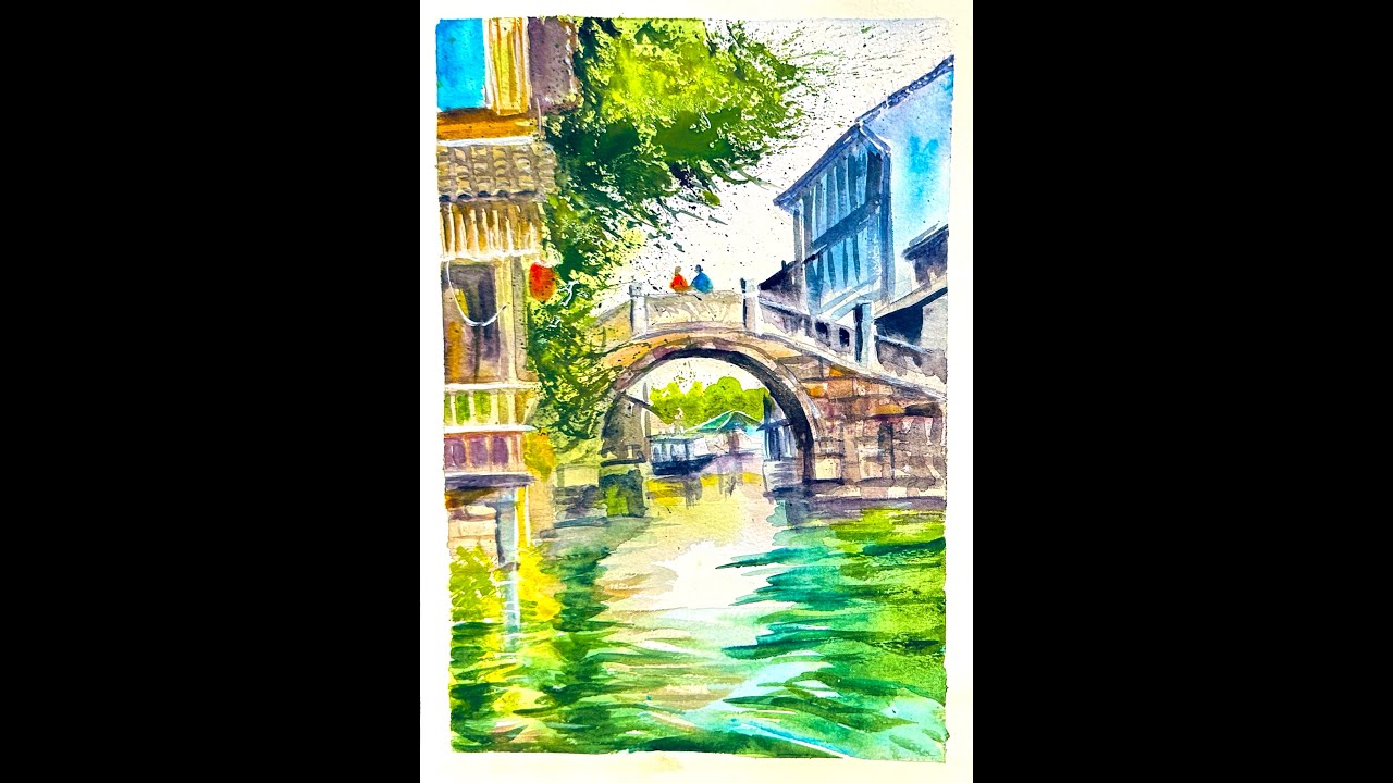 水彩风景画 Watercolor landscape 20260123