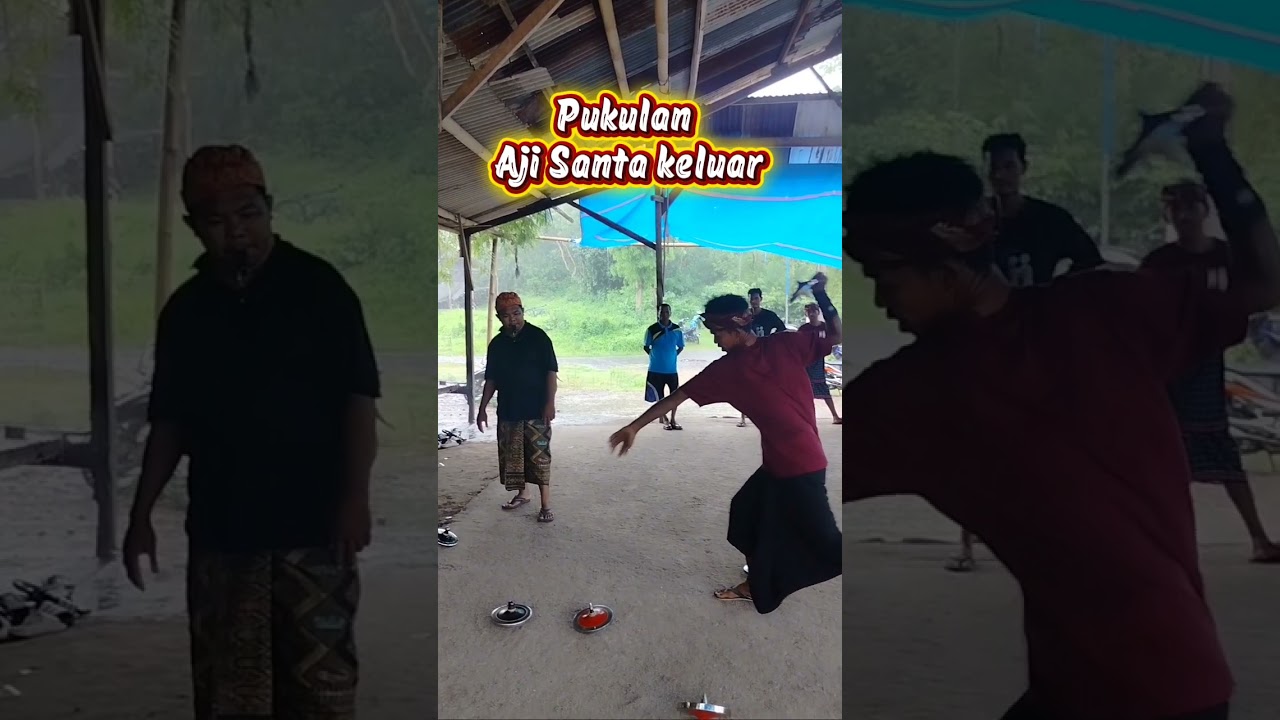 Lombok iron spinning top tournament 