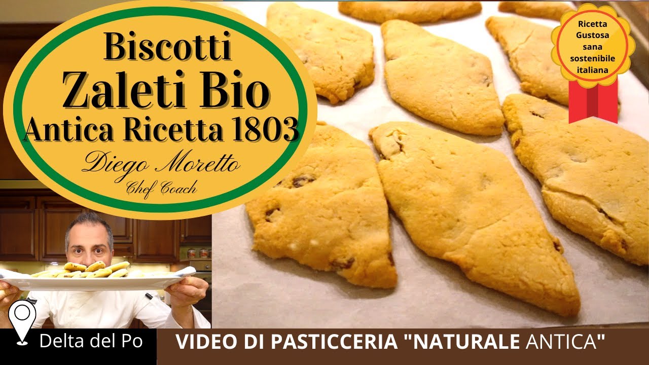 Biscotti Zaleti o Zaeti Veneti Bio Ricetta Originale1803