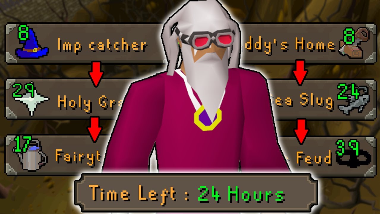 How Far can the Most Efficient OSRS Quest Route Get a New Account in 24 Hours?