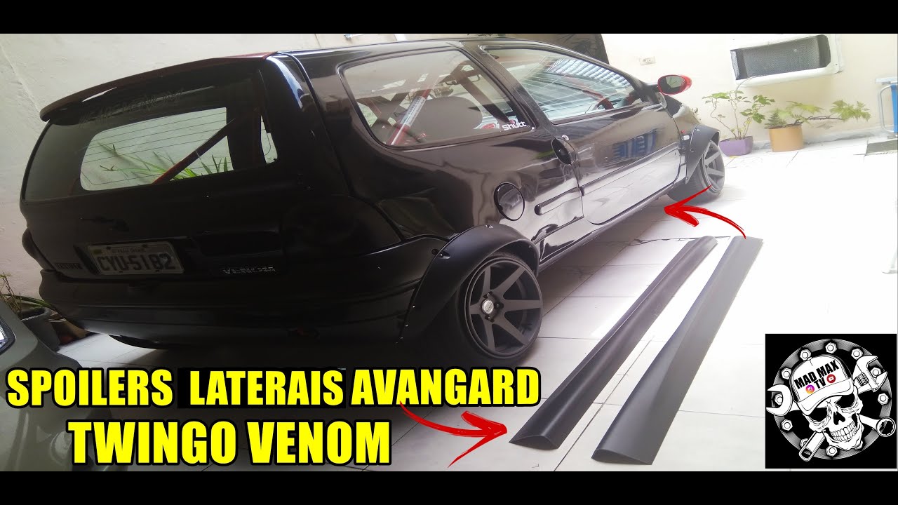 SPOILERS LATERAIS AVANGARD NO TWINGO VENOM