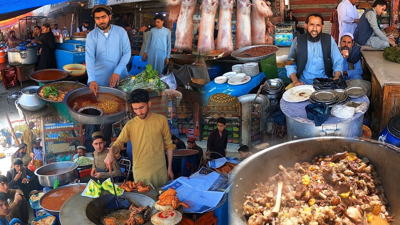 Breakfast in Marko Bazaar | Early morning street food in Marko Jalalabad Afghanistan | Roosh