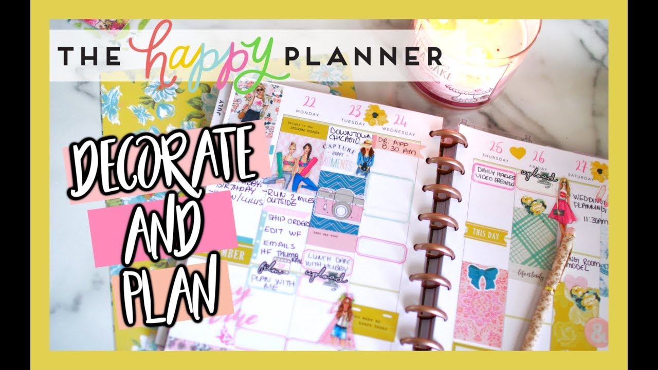 THE HAPPY PLANNER DECORATE AND PLAN WITH ME 2019