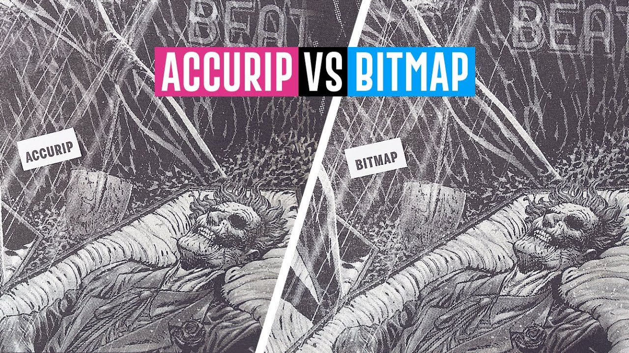 Silk screen : Rip Software VS Bitmap / Can You Spot The Difference?