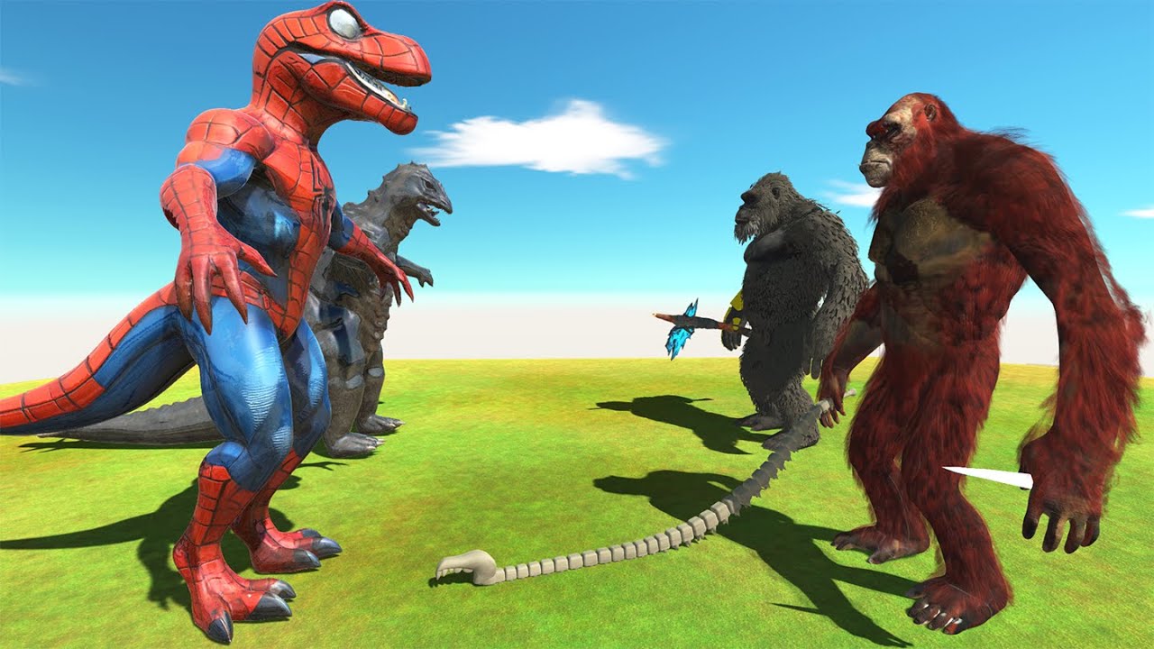 ARBS Battle Royale! Godzilla Spider Man vs Kaiju Teams