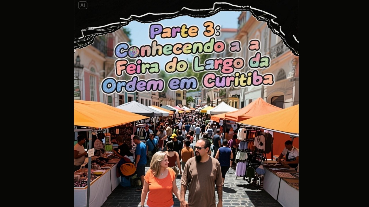 Parte 3: Conhecendo a Feira do Largo da Ordem em Curitiba.@viajandocomdominique890