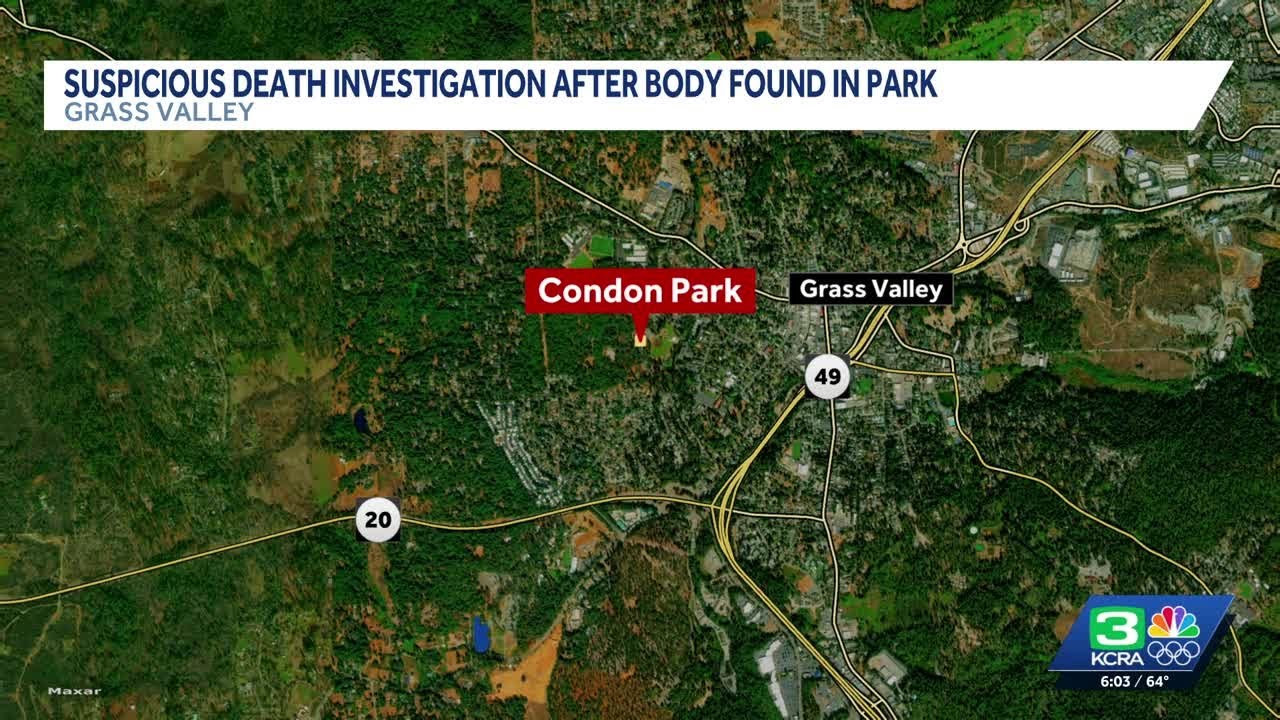 Police investigate suspicious death at Condon Park in Grass Valley