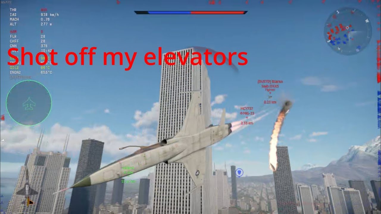 Crazy City Duel! (Warthunder F-5c)