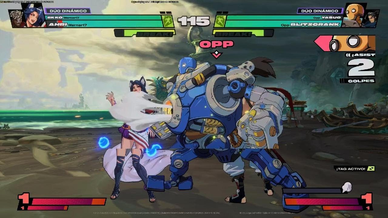 Primera pelea en 2XKO