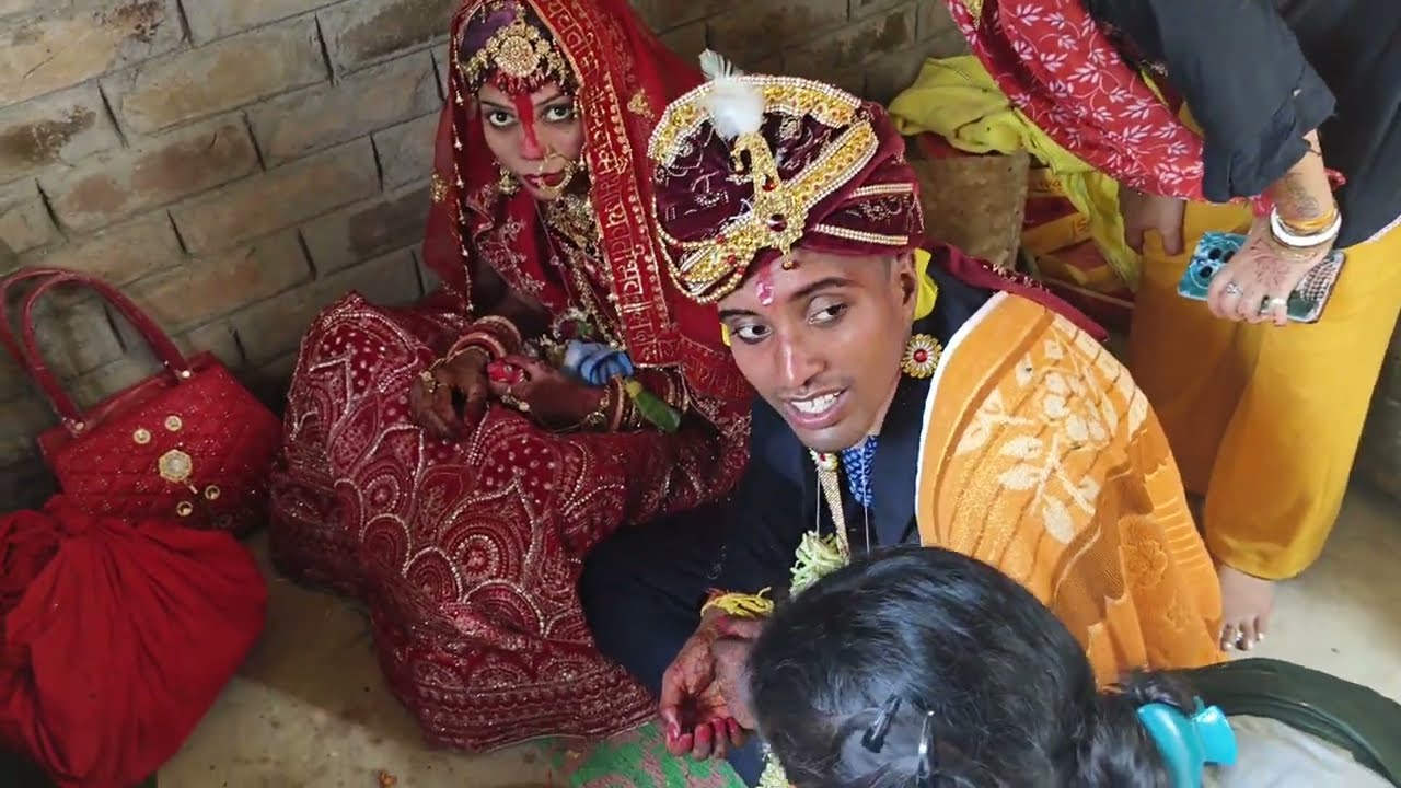 बिहार का शादी रस्म 🤗🤗( वैसे इस रस्म में मेरा भाई जीता था)