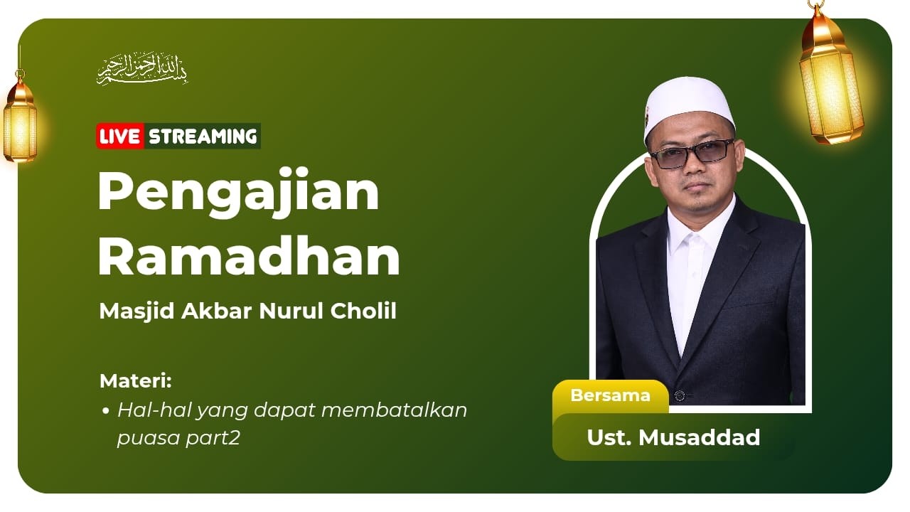 Hal-hal yang dapat membatalkan puasa| Ngaji Ramadhan Part2