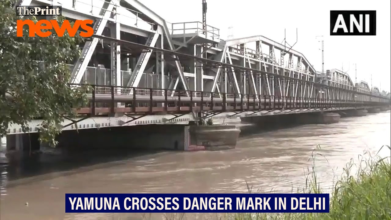 Yamuna River flows above danger mark in Delhi