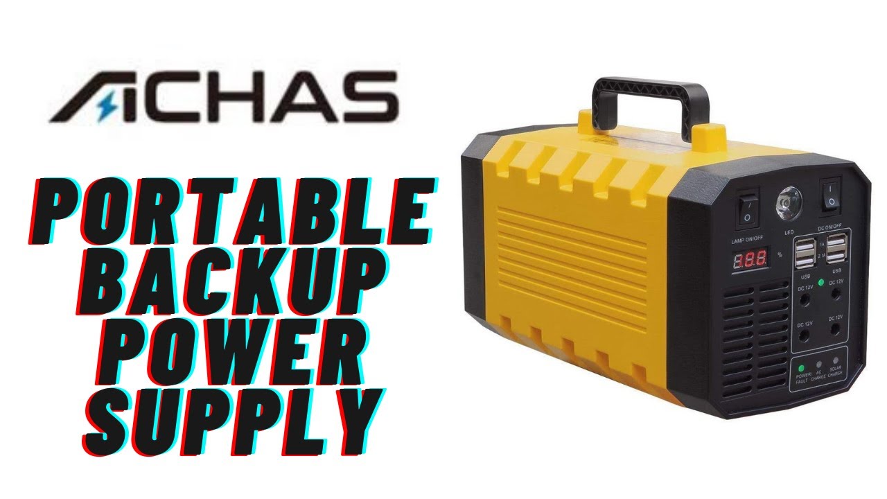 Achas Portable Backup Power Supply // order now!