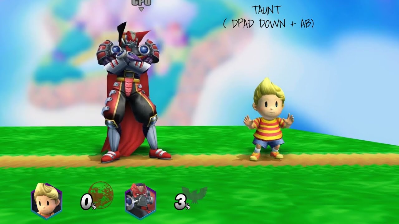 PROJECT M EX REMIX 0.95 B LUCAS MOVESET SHOWCASE