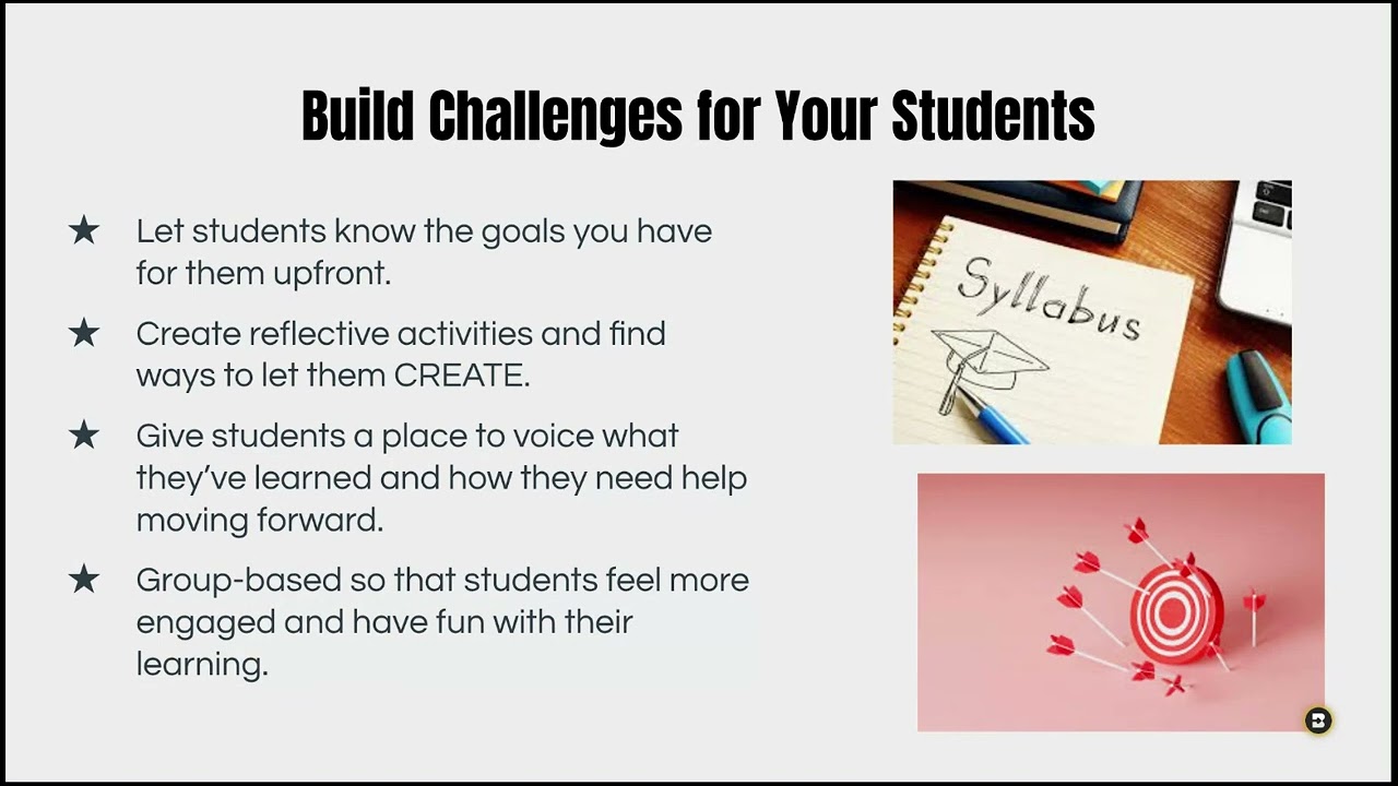 Build Meaningful Challenges for Students