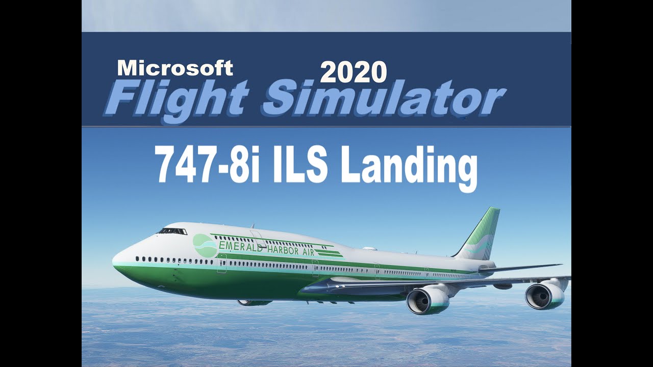 MSFS 2021 747-8i Автопилот и ILS Для чайников