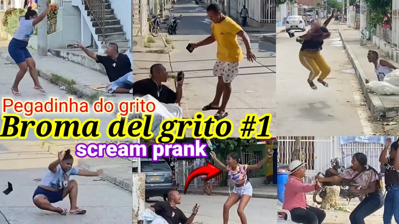 Broma del grito / Pegadinha do grito / scream Prank