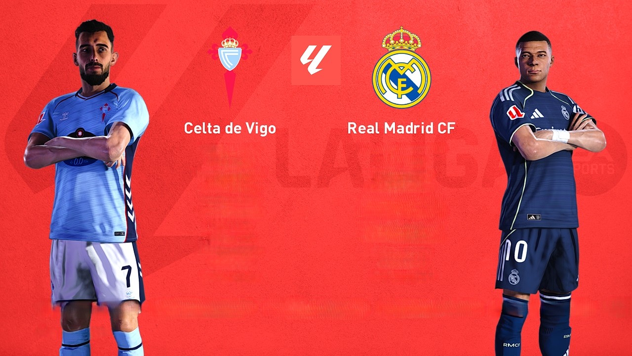 FOOTBALL 26 | CELTA VIGO VS REAL MADRID | LALIGA 25|26 | AI VS AI