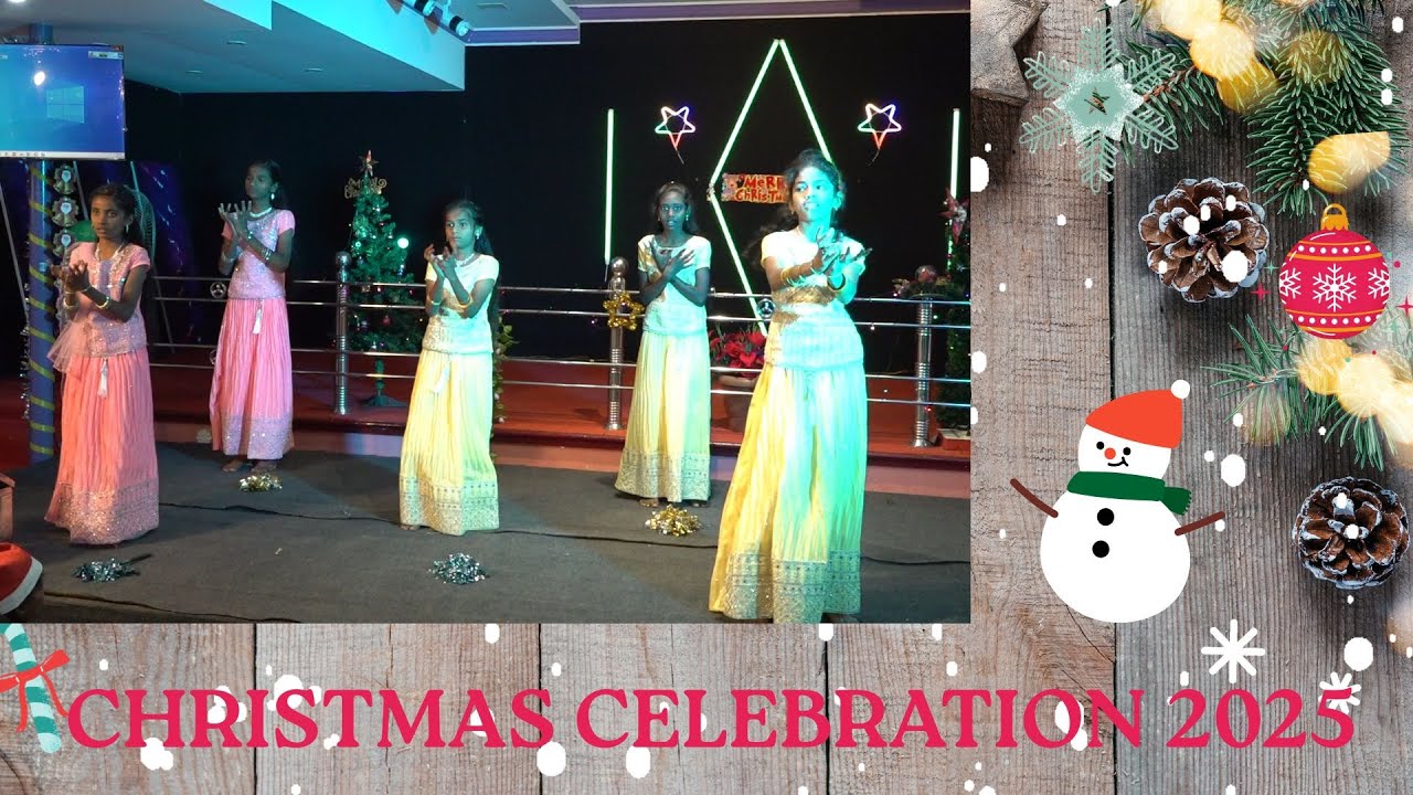 அழகழகா பிறந்திருக்காரு || ITS CHRISTMAS || CHRISTMAS PROGRAM 2025