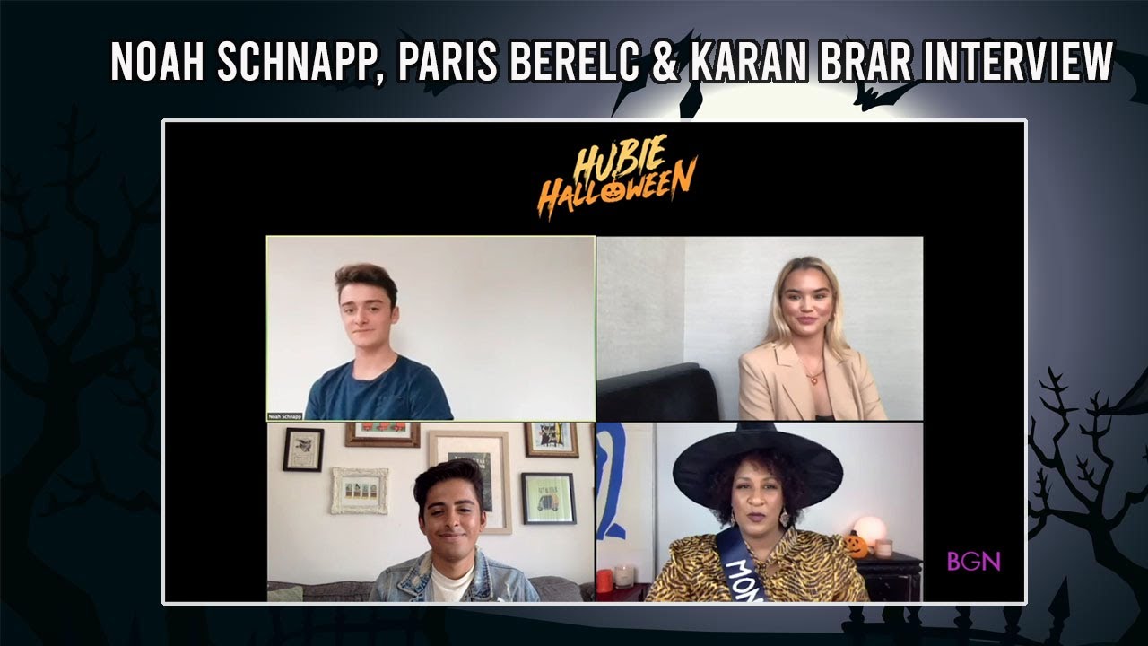 Noah Schnapp, Paris Berelc and Karan Brar on 'Hubie Halloween' | BGN Interview