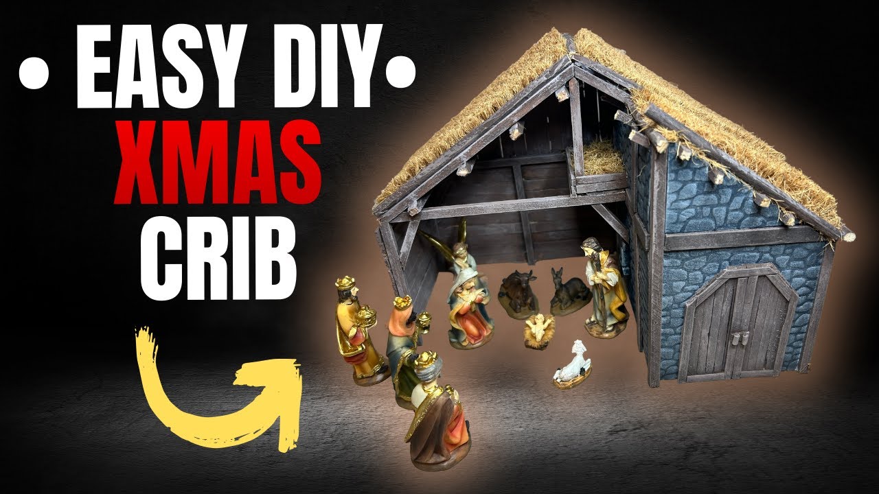 How to Make a Nativity Scene (Also Works as a D&D Medieval Stable!)