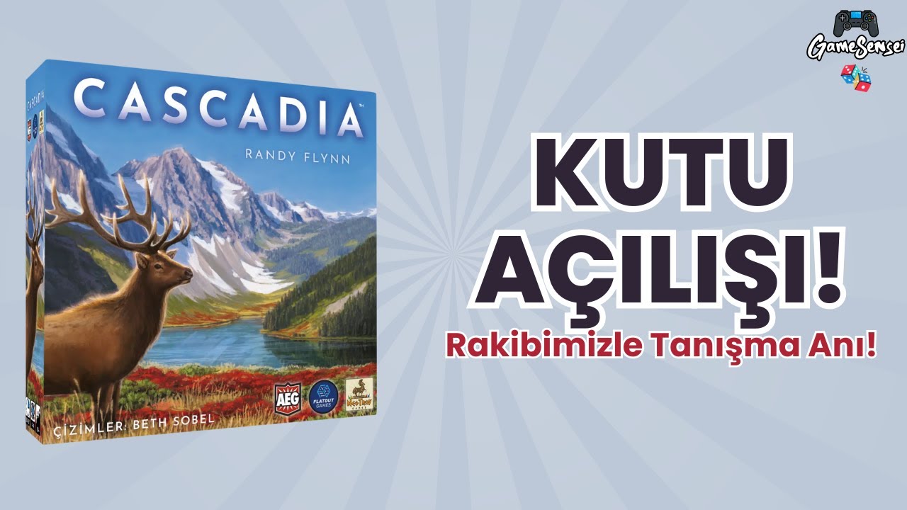 Cascadia Kutu Oyunu Açılışı! Biraz Goygoy Biraz Rekabet! Büyük Rakiple Tanışma Anı!