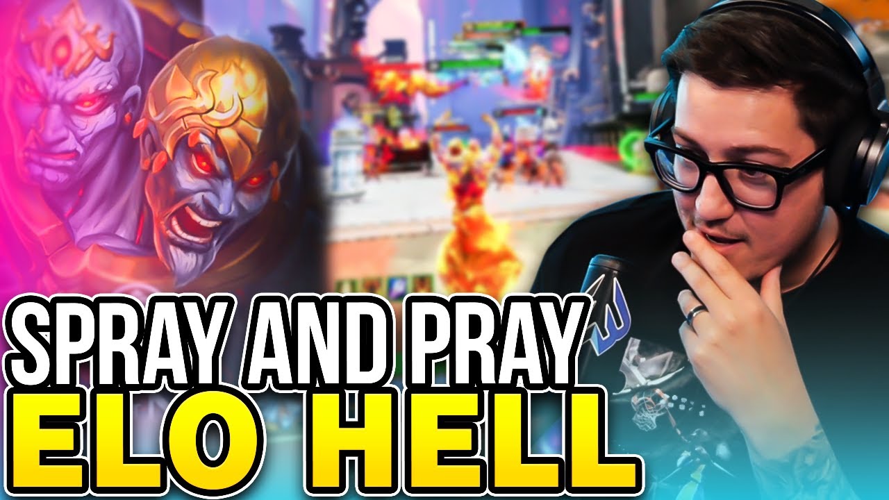 ELO HELL: HE INVENTED SPRAY AND PRAY IN SMITE 2....
