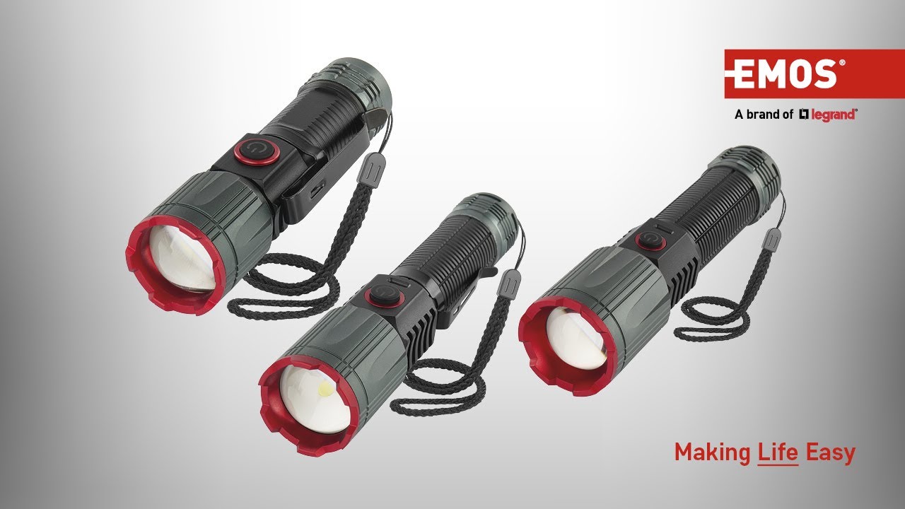 LED kovové svítilny s fokusem | EMOS P3120, P3121, P3122