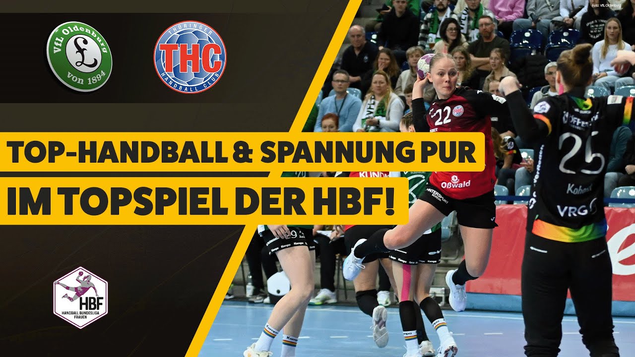 Ganzes Spiel: VfL Oldenburg vs. Thüringer HC | 17. Spieltag, HBF | SDTV Handball