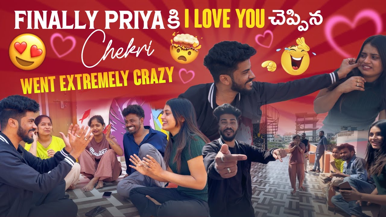 Finally Priya కి I Love You  చెప్పిన Chekri|Went extremely funny|@rishi_stylish_official 