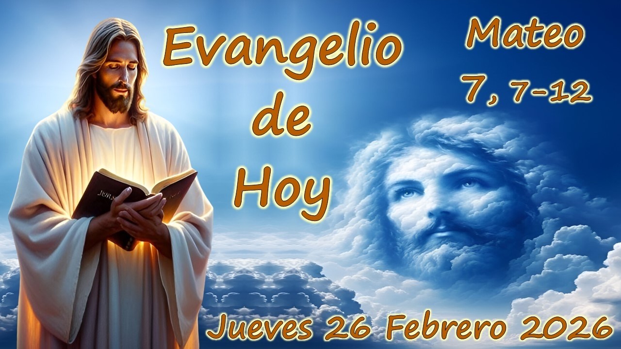 EVANGELIO DE HOY JUEVES 26 FEBRERO 2026 (LUCAS 9, 22-25) @ApostolesdelSantoRosario​