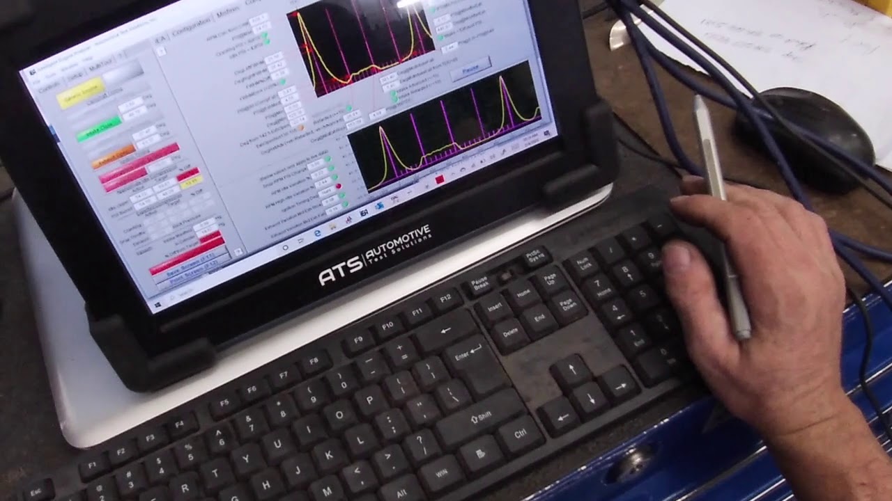 First time on the IEA software with the Escope looking at the compression side