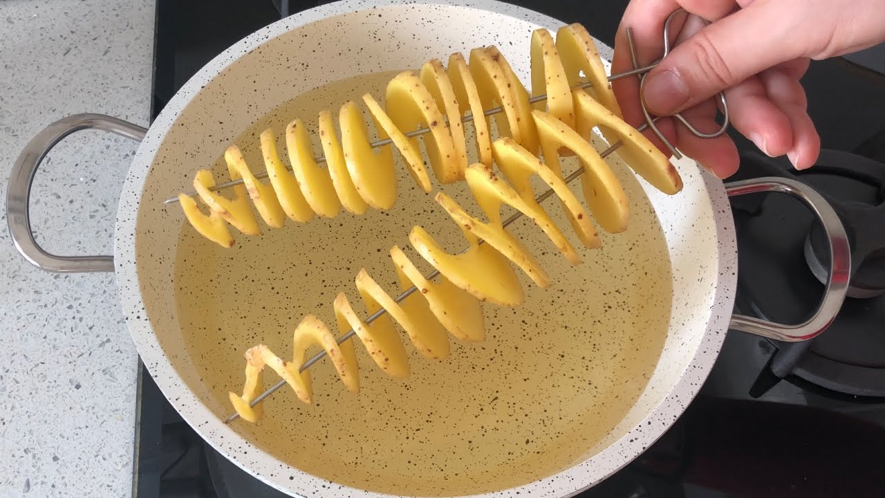 SPİRAL PATATES NASIL YAPILIR / SPİRAL PATATES TARİFİ / SPIRAL POTATO RECIPES / HOW TO MAKE