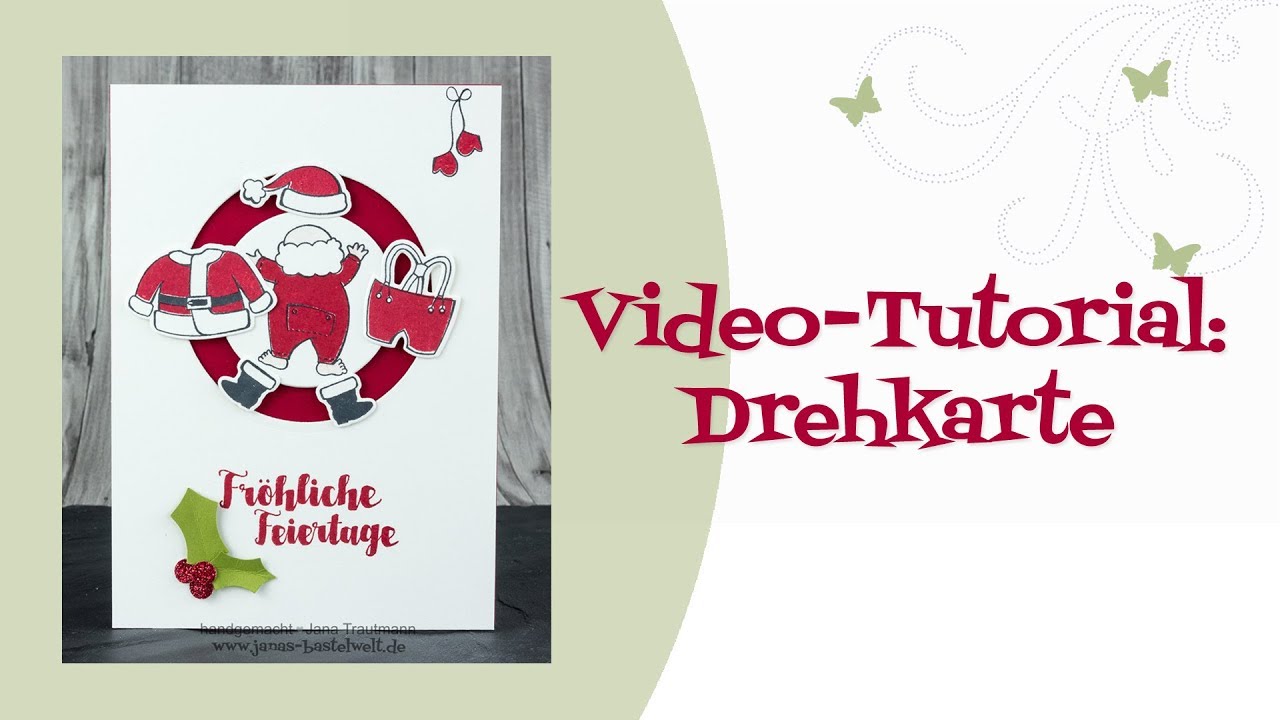 Tutorial: (Nikolaus-)Drehkarte
