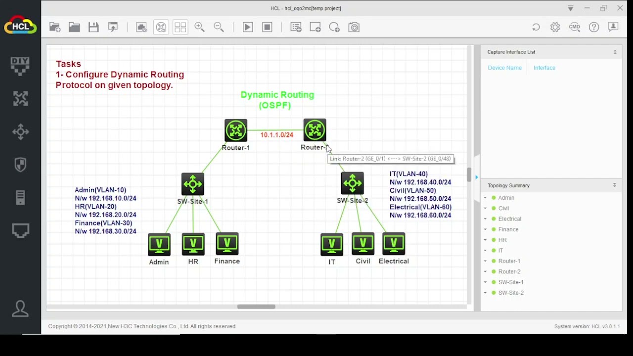 How to configure Dynamic Routing Protocol (OSPF) on 