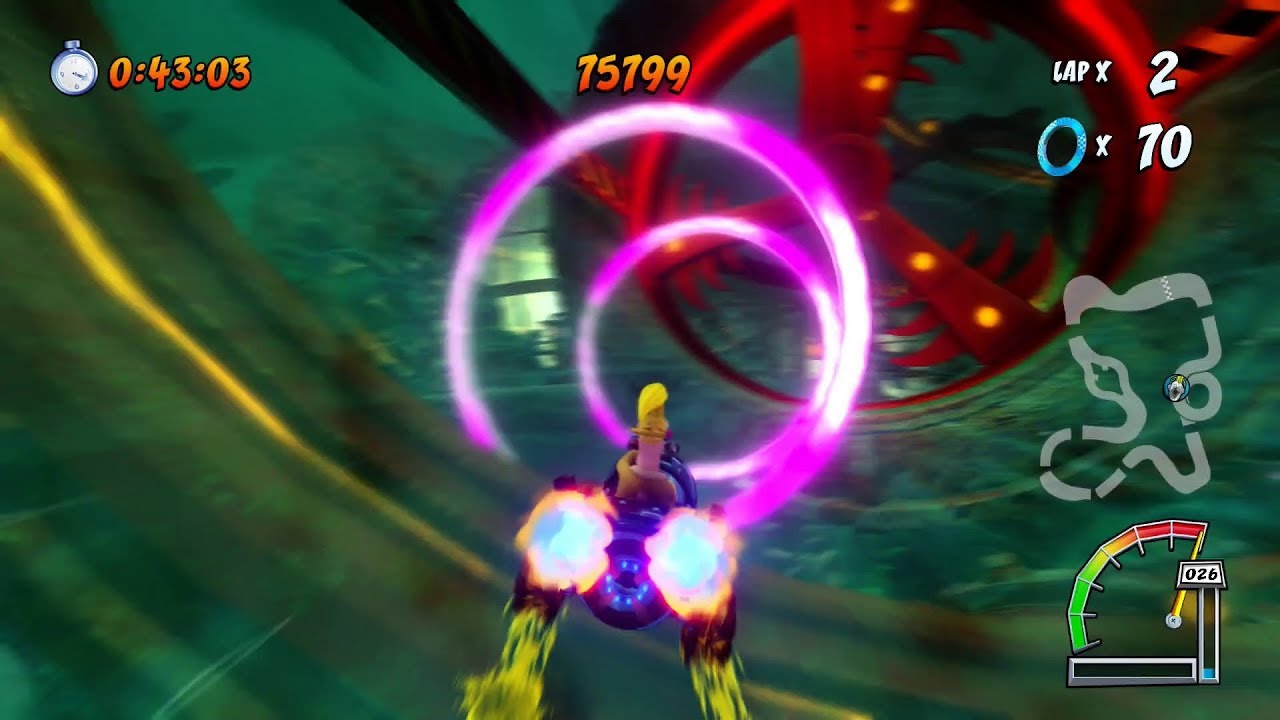 CTR Nitro Fueled - Ring Rally #24: Deep Sea Driving (585 617 points)
