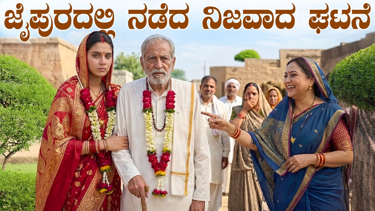 ಜೈಪುರದಲ್ಲಿ ನಡೆದ ನಿಜವಾದ ಘಟನೆ | 18 Year Old Girl Married 70 Year Old Man | KANNADA REAL STORY