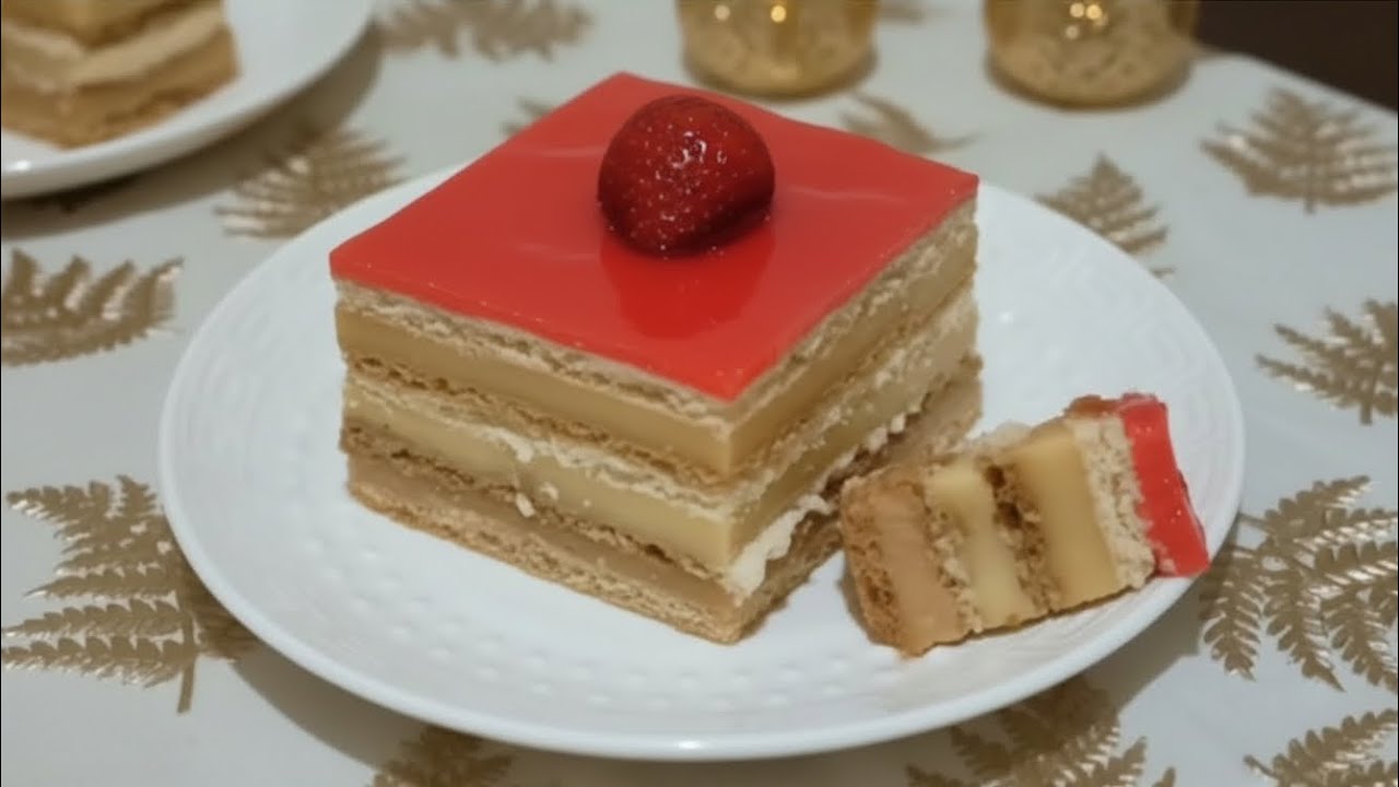 تحلية باردة بالفلان والبسكويت .. اقتصادية وما تحتاجش فرن ولا مجهود! 🤤
