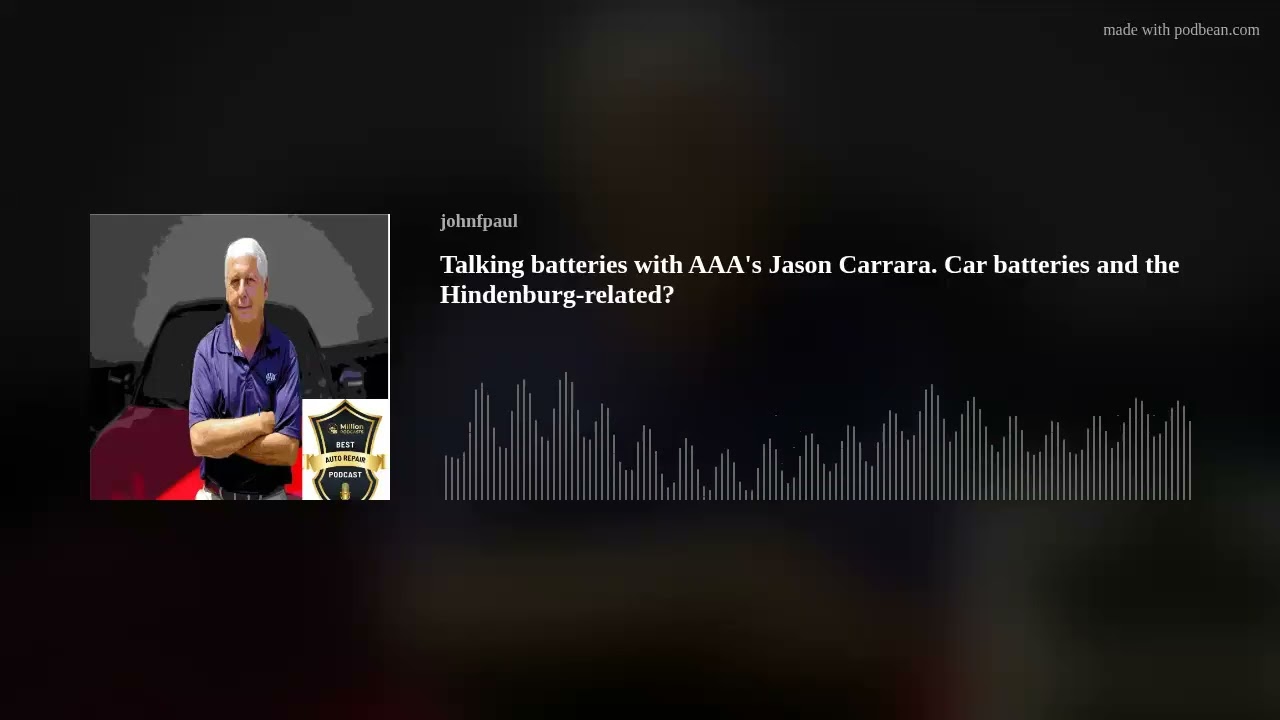 Car batteries and the Hindenburg