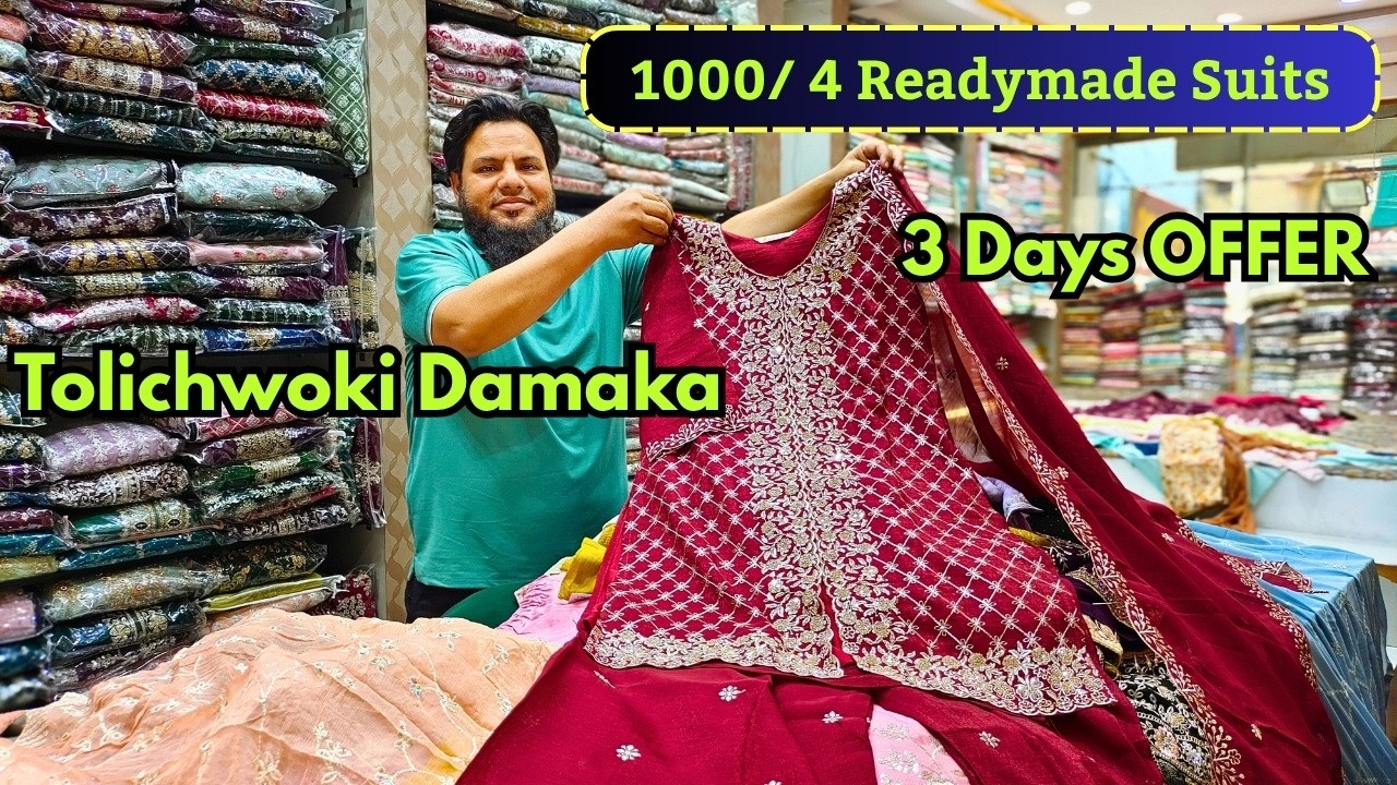 4 Readymade Suits only ₹1000/- 😱 Wedding Dresses Tolichowki Hyderabad