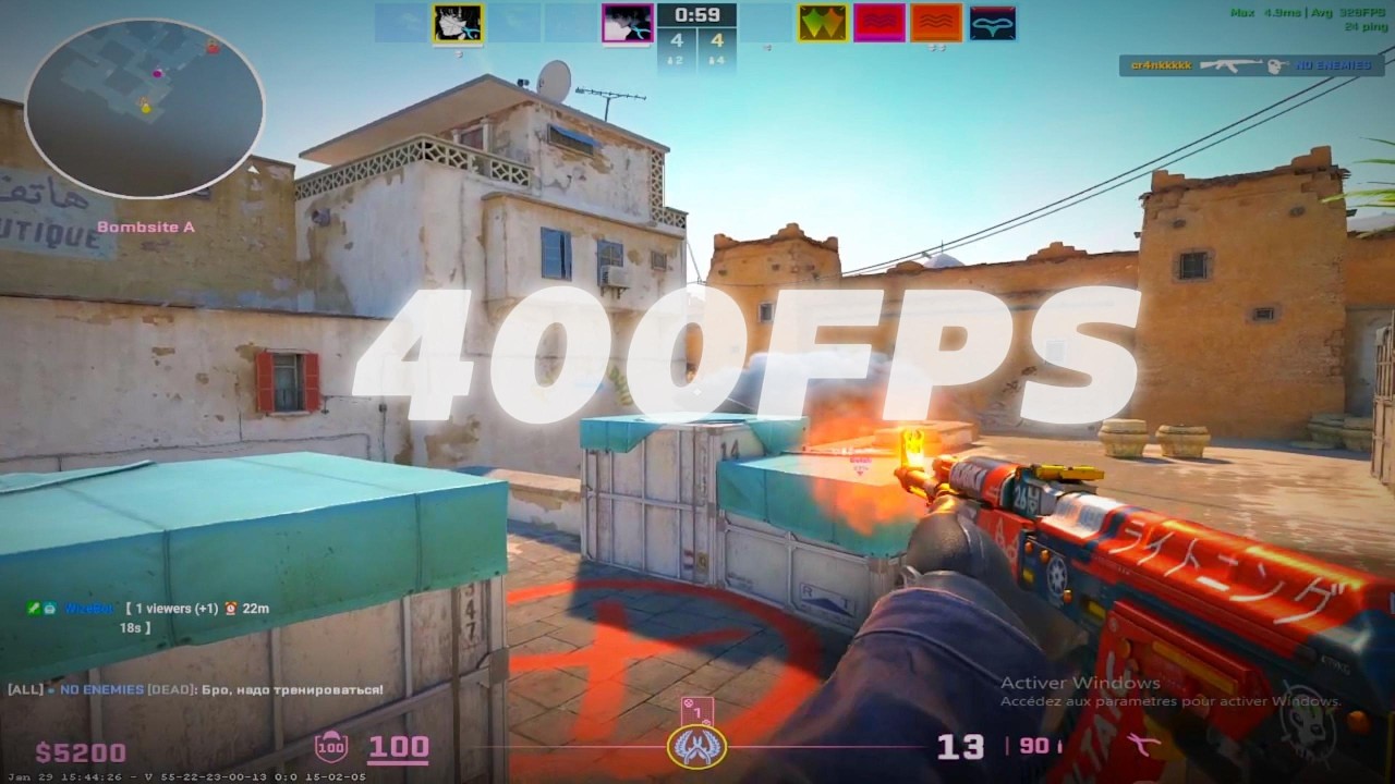 400 FPS x 280hz = Aim Master