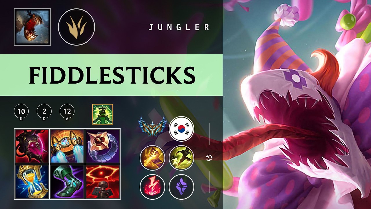 Fiddlesticks Jungle vs Lee Sin - KR Challenger Patch 26.05
