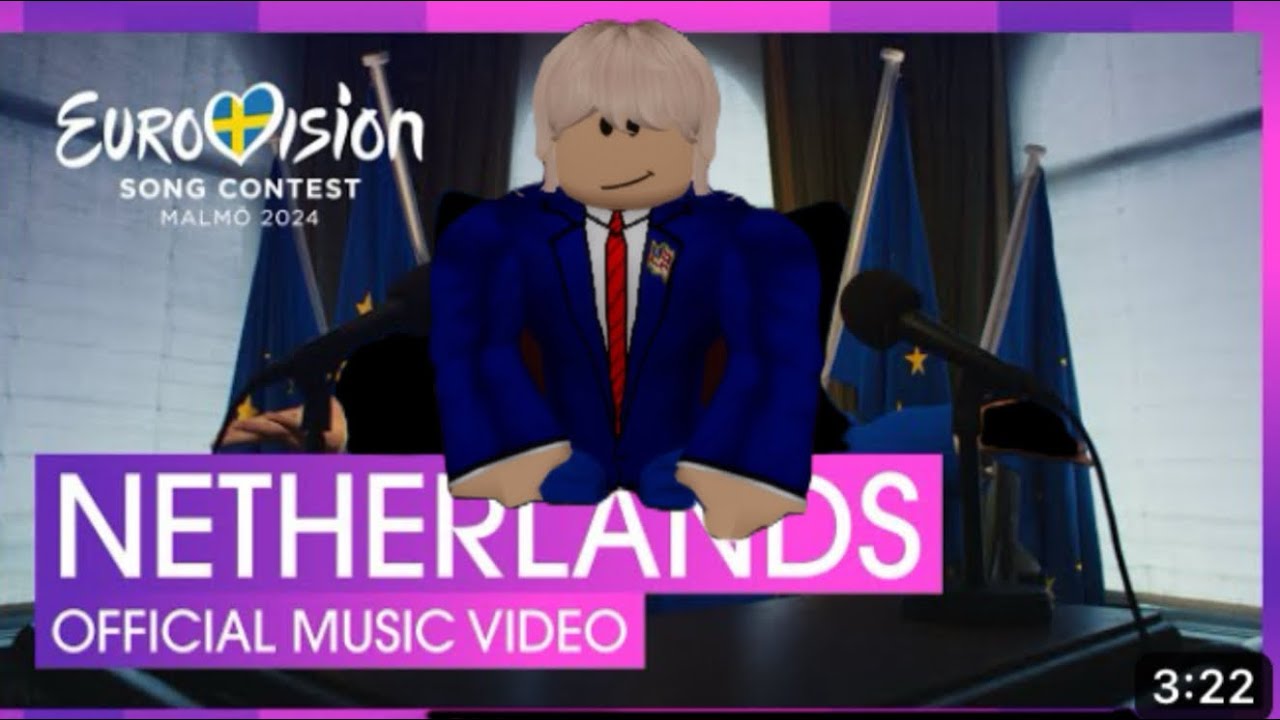 Joost Klein - Europapa | Netherlands 🇳🇱 | Official Music Video | Roblox Eurovision 2024