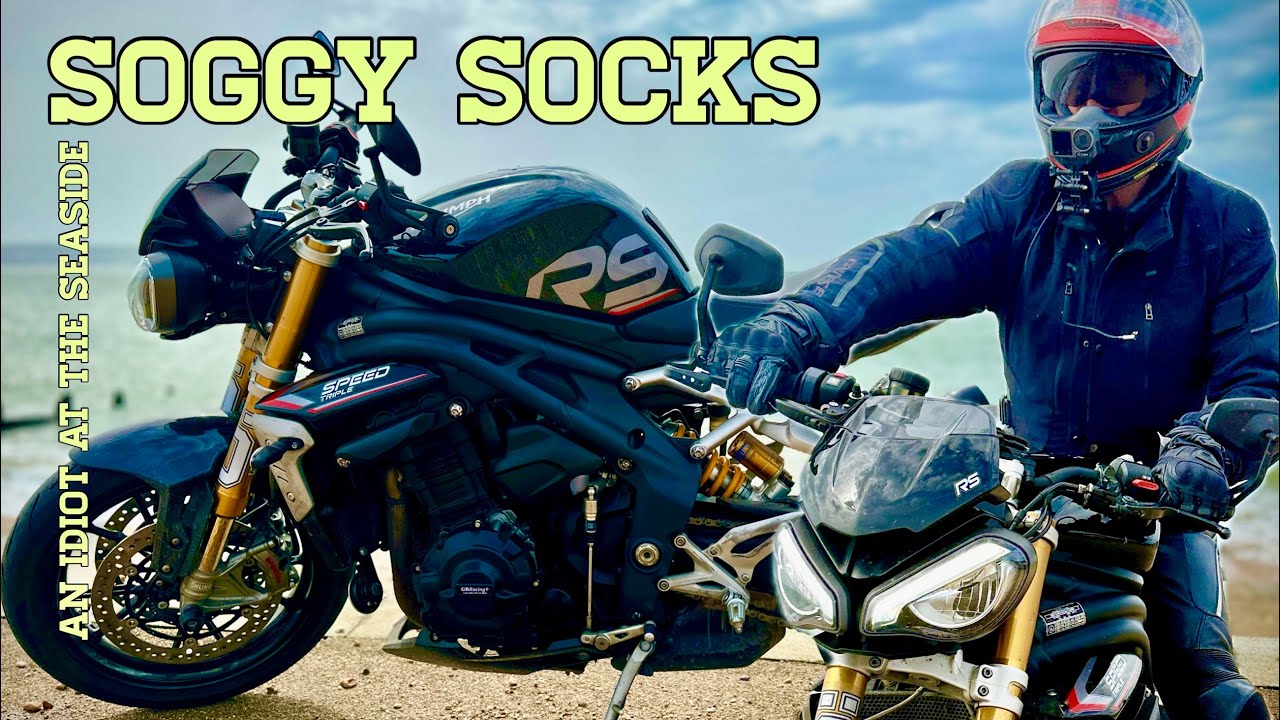 Soggy Socks - An Idiot at the Seaside #speedtriple1200rs