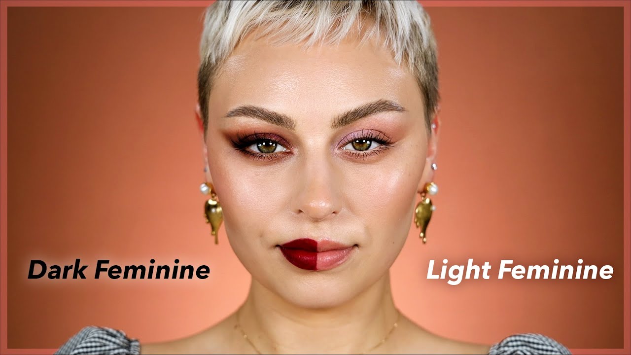 let's compare two options for feminine makeup